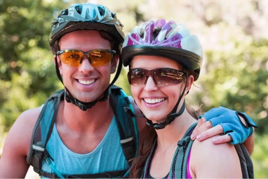 Poses para fotos com bike